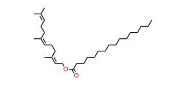 (Z,Z)-3,7,11-Trimethyl-2,6,10-dodecatrienyl hexadecanoate